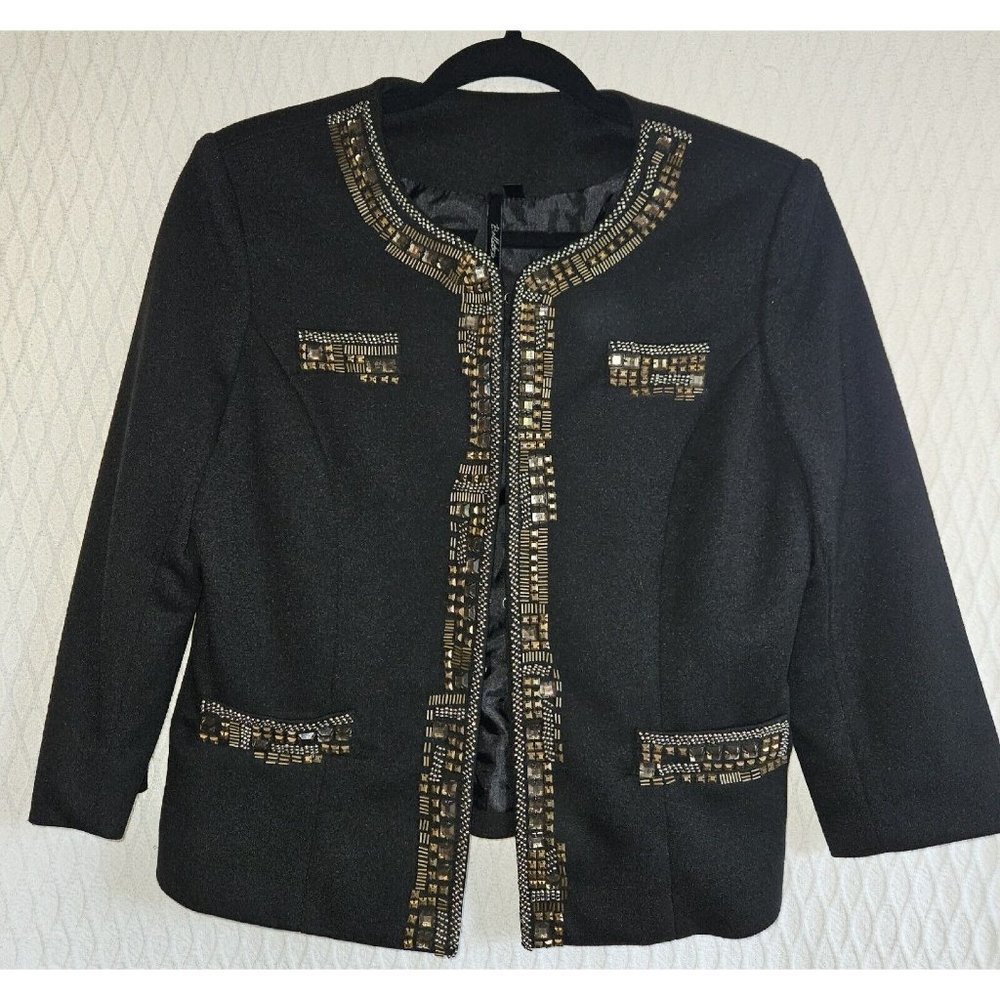 Bellatrix Black Size Medium Embellished Jacket - Picture 1 of 6